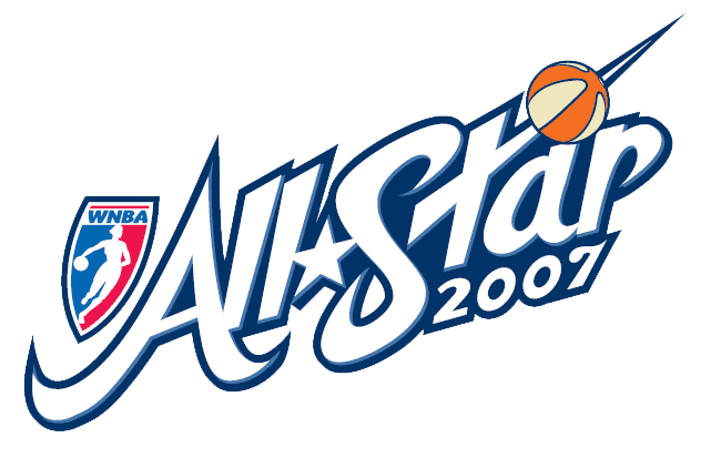 WNBA All-Star Game 2007 Wordmark Logo iron on transfers for clothing